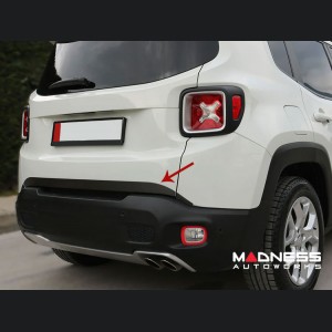 Jeep Renegade Lower Tailgate Trim - Black Brushed